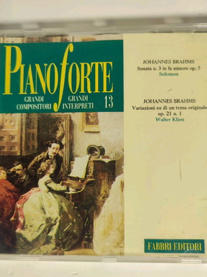 Pianoforte 13 Johannes Brahms CD like new, classical music