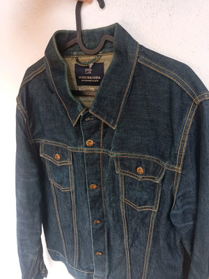 Дънково яке Scotch&Soda размер L като ново, синьо