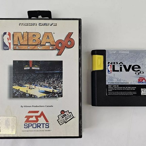Mega Drive NBA Live 96 used, boxed without manual