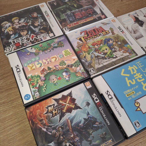 Nintendo DS & 3DS Games Bundle Like New, Japanese Language
