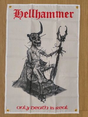Hellhammer Apocalyptic Raids flag 60x90 like new