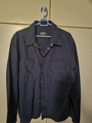 Πουκάμισο Versace μεταχειρισμένο, μπλε, μέγεθος XXL