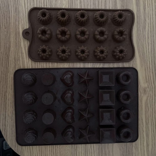 Silicone molds set, hearts shape