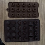 Silicone molds set, hearts shape