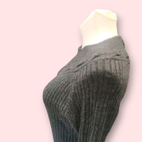 Paul Costelloe knitted winter dress like new, grey, size M-38