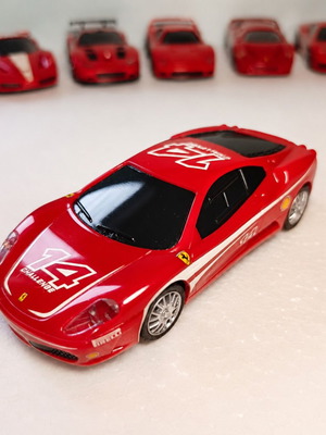 Ferrari F430 Challenge Shell Pull Back Car used with racing graphics