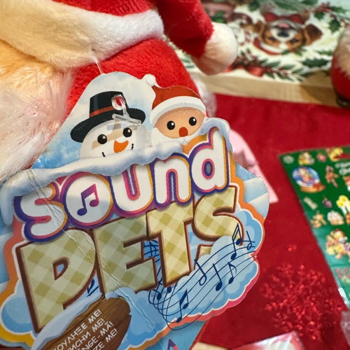 Christmas assorted items new with Santa Claus costume set