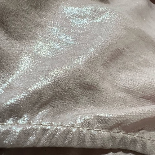 Maxi dress Camelot new, pleated skirt, light pink with silver shine