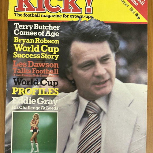 Football Kick! sports magazine used 1982
