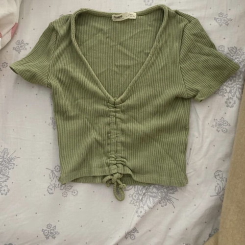 Pull & Bear Top small, like new, green