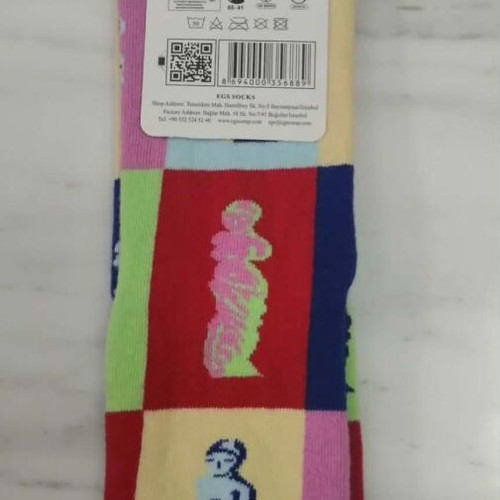 Egs Socks onesize 40-46 new, colorful cotton blend