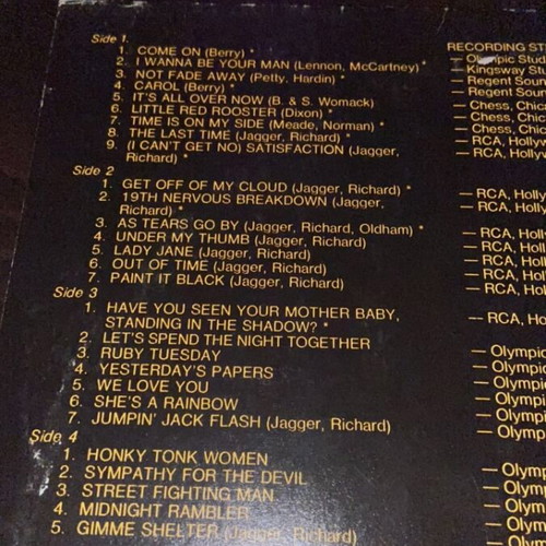 Rolled Gold The Very Best of the Rolling Stones vinyl used, rock
