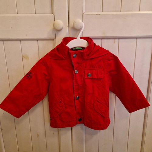 ZARA Baby Spring Jacket 6-9 Months like new, Red