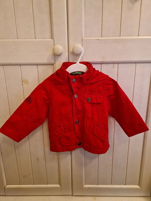 ZARA Baby Spring Jacket 6-9 Months like new, Red