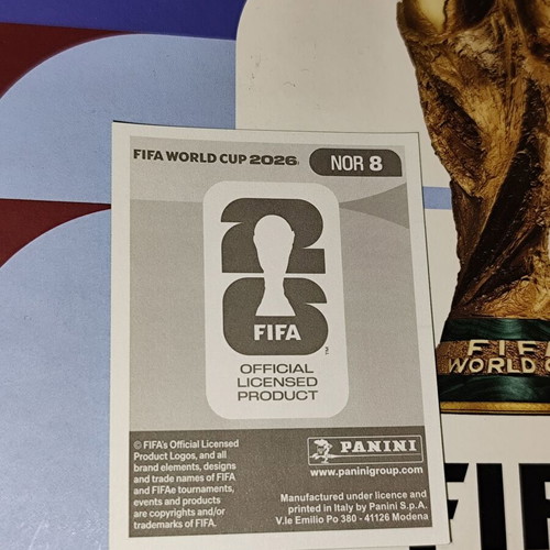 Torbjorn Heggem World Cup 2026 Panini sticker new