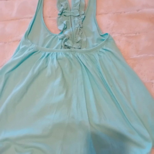 Religion blouse turquoise like new, one size