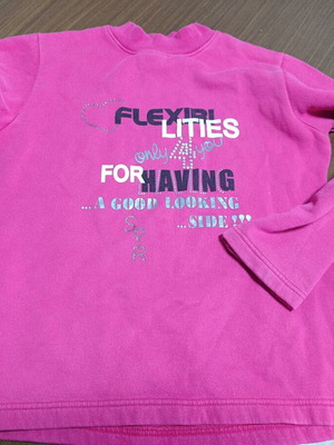 Sprint girls' fuchsia sweatshirt used, size 152 cm, age 12