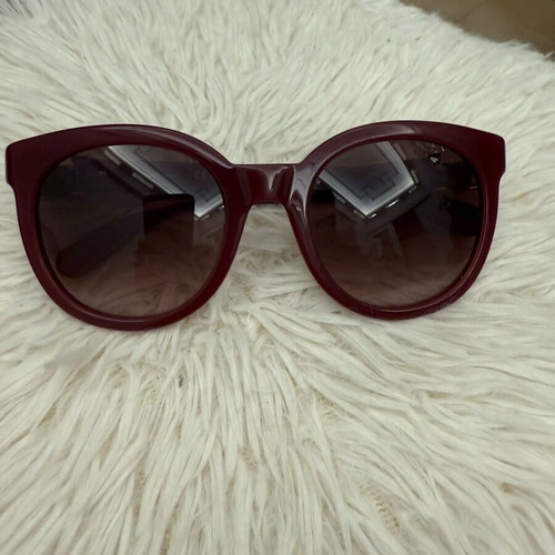 Salvatore Ferragamo women's butterfly sunglasses burgundy like new