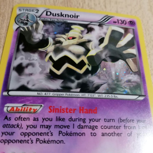pokemon card dusknoir Pokemon TCG - Dusknoir Brilliant Stars Full Art Holo Card TG06/TG30 main image 1