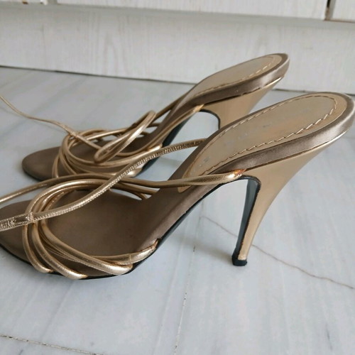 Barbara Bui sandals used, gold color, size 37