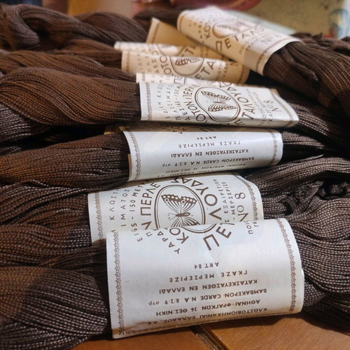 Cotton Perle knitting thread No 8 like new, pack of 21 skeins
