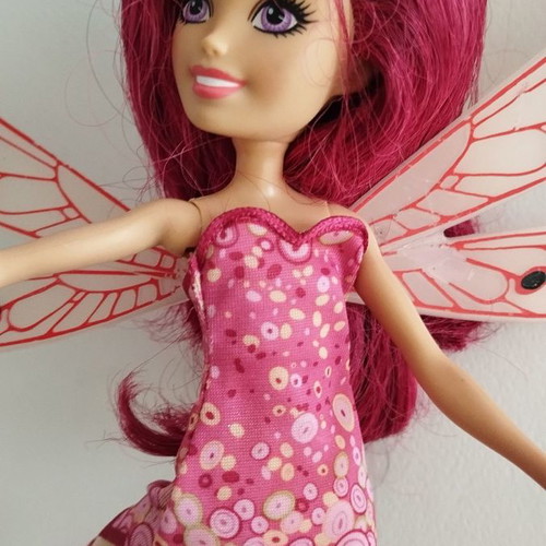 Mia and Me Yuko Fairy Dress doll used