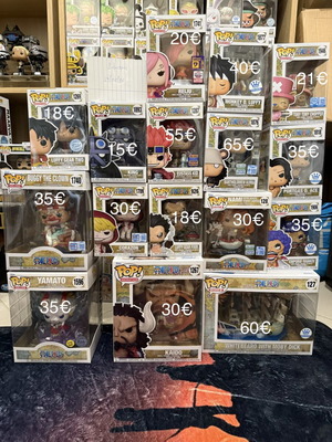 Funko One Piece figures like new