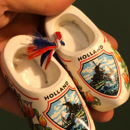 Wooden decorative shoes like new from Holland