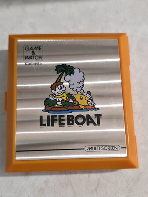 Nintendo Game and Watch Lifeboat handheld console