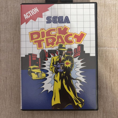 Dick Tracy SEGA Master System complete game