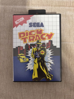 Dick Tracy SEGA Master System complete game