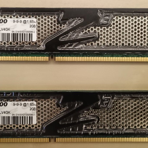 OCZ Obsidian Series 4GB DDR3 RAM memories like new