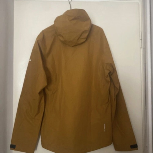 Salewa Men’s Puez Aqua 4 2.5L Powertex Hardshell Jacket like new, yellow orange