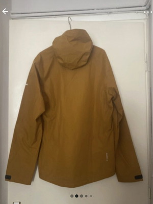 Salewa Men’s Puez Aqua 4 2.5L Powertex Hardshell Jacket like new, yellow orange