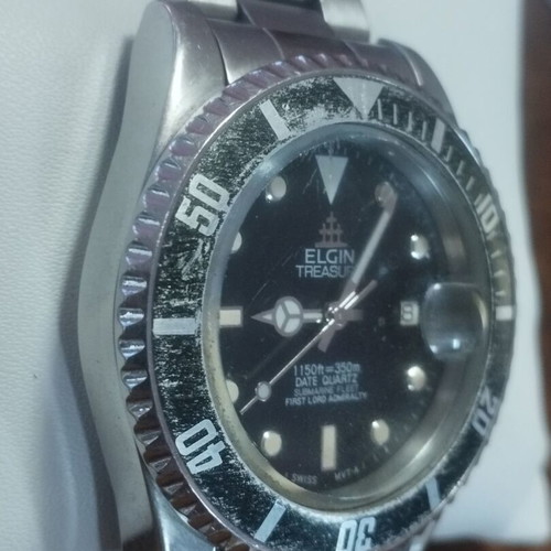 Elgin Treasure FK-272-A wristwatch, 350m, Japanese Domestic Market