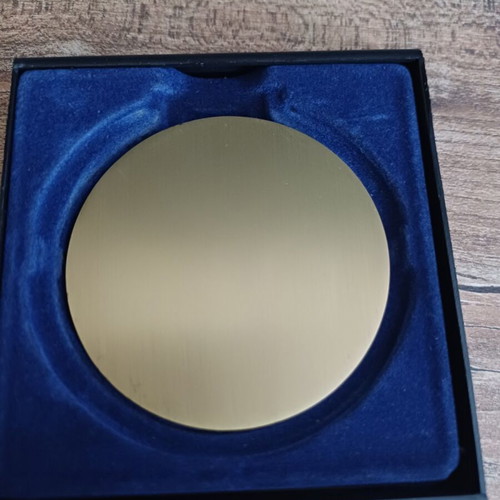 Military School Evelpidon commemorative brass medal plaque like new