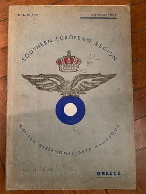 Ελληνική Βασιλική Αεροπορία -ΝΑΤΟ 1958 χαρτόδετο μεταχειρισμένο