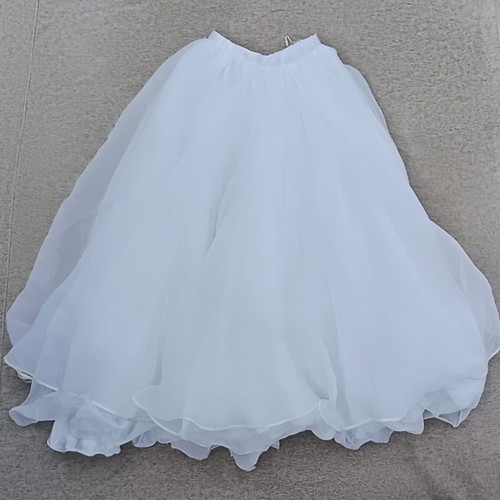 Wedding skirt used, Italian muslin with layers of tulle and satin