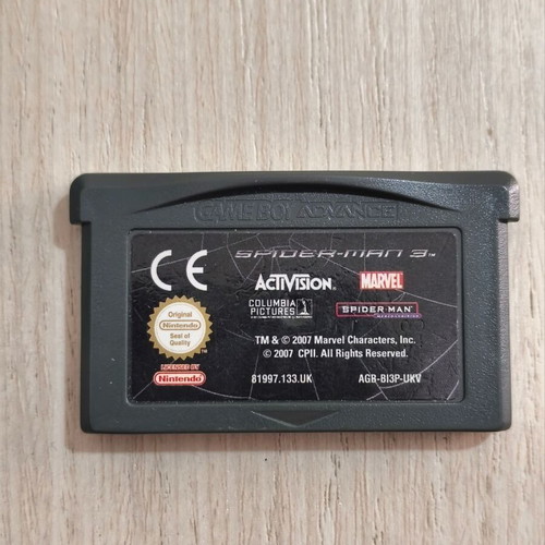 Spider-Man 3 Nintendo Game Boy Advance game used