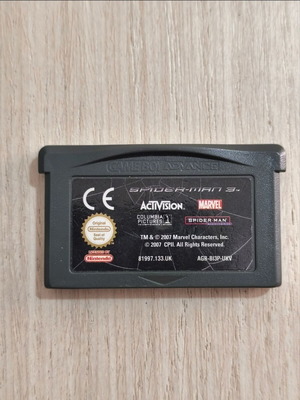 Spider-Man 3 Nintendo Game Boy Advance game used