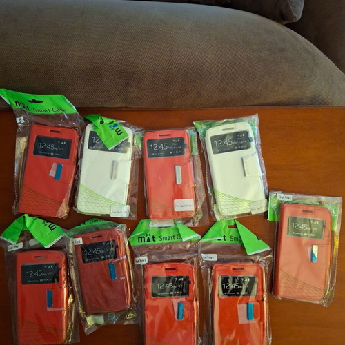 Notebook cases new, assorted colors, bulk pack