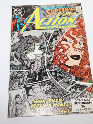 Action Comics 645 Superman first appearance of Maxima used