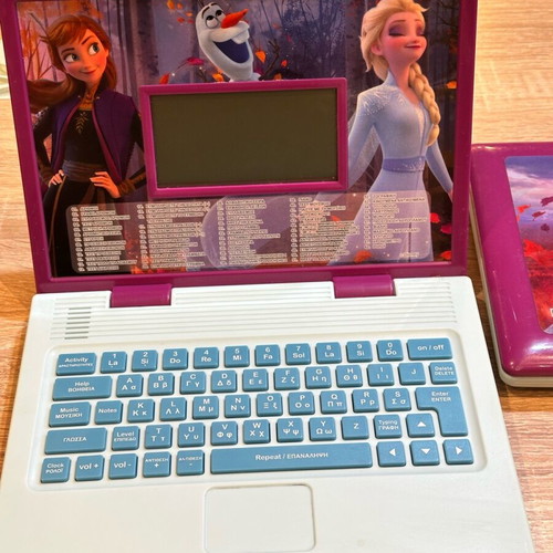 Frozen II bilingual laptop like new, 2 pieces
