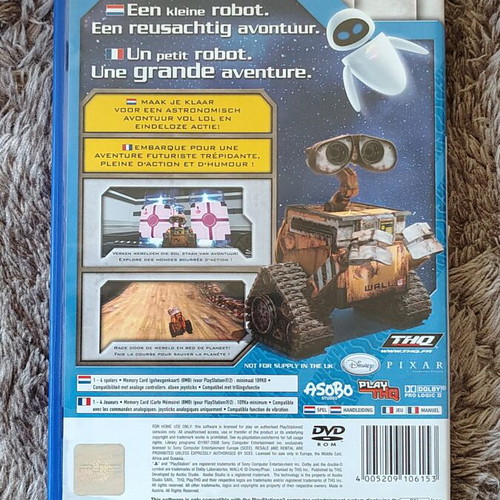 Wall-E PlayStation 2 game used, complete with manual