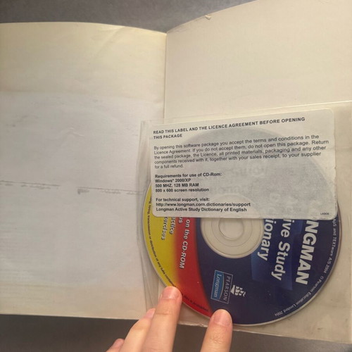Longman Active Study Dictionary used with CD, English