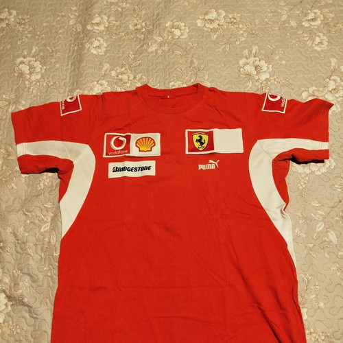 Puma Ferrari Short Sleeve Shirt used, Medium, Michael Schumacher era