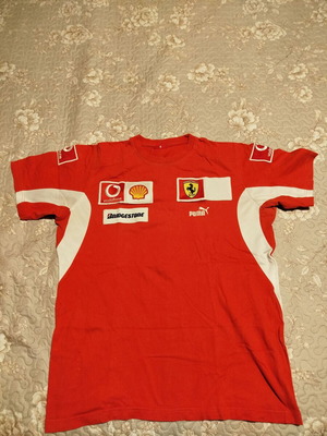 Puma Ferrari Short Sleeve Shirt used, Medium, Michael Schumacher era