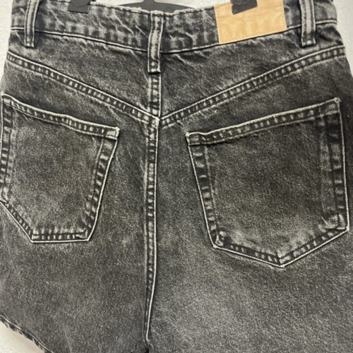 Zara black denim shorts like new, size S