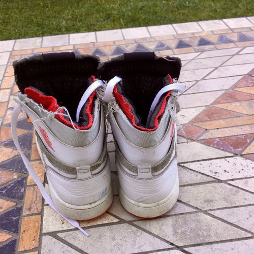 Air Jordan 1 High used, size 42, multicolor