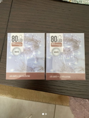 Led lights 80 new, set of 2 pieces